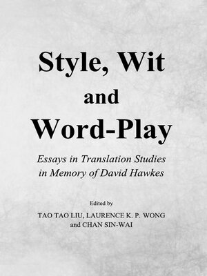 cover image of Style, Wit and Word-Play